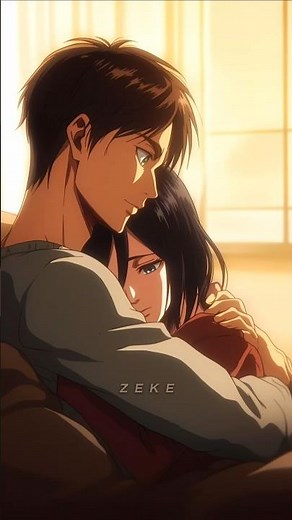 Eren And Mikasa Last Kiss #anime #aot