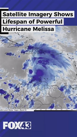 Satellite imagery shows the 11 day journey of powerful Hurricane Melissa through the Atlantic Basin and the devastation left behind. | WPMT FOX43