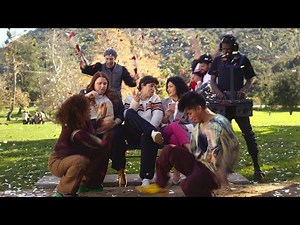 Park Bench | Celebrate every financial win with Marcello Hernández and the Wells Fargo Party Patrol