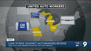 UAW strike against automakers begins