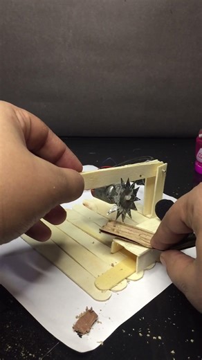 I Made a Mini Grinder at Home 😲 Simple DIY Cutting Machine #shorts