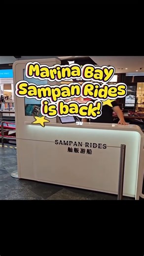 🌊🚤 Guess what’s back, Singapore?