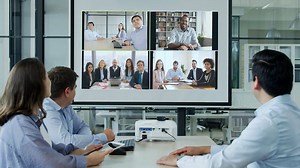 Video Conferencing with BenQ Smart Projector: As the world changes, staying connected with your team and clients is more challenging than ever. BenQ Smart Projector provides a portable big-screen video conference solution, easily turning any meeting room into a video conference room, without occupying anyone's laptop. 👉Learn more: https://bit.ly/2WLTpNY 👉Schedule a Demo: https://bit.ly/3hB4kmj #HighBrightness #Over3500lm #SmartProjector #VideoConferencing #StayAhead #BigScreen #EH600 #EW800ST 
