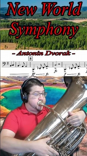 New World Symphony Mvt. 4 Pt. 4 | Antonin Dvorak #orchestra #tuba #brass