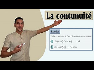 la continuité 2 bac exercices corrigés - continuité d'une fonction composée - image d'un intervalle