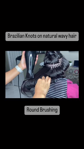 Full process of removal, reinstall and styling of Brazilian Knots (on natural wavy hair). My gorgeous client left my salon with her pin curls to take them off after getting ready for her birthday dinner. Thank you for the picture and I hope you had an amazing time! 🎉🥳. . . . . #brazilianknots #brazilianknotsextensions #brazilianknot #brazilianknotsremoval #protectivestyles #roundbrush #roundbrushblowout #pincurls #hairstylist #hairstyles #behindthechairstylist #behindthechair #naturalhair #sew