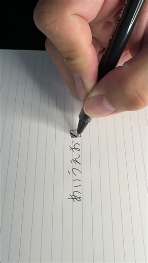 Maruman書きやすいルーズリーフ×PILOT V CORN 0.5mm 相性チェック | Japanese Pen Test: V CORN on Maruman B5 Loose Leaf