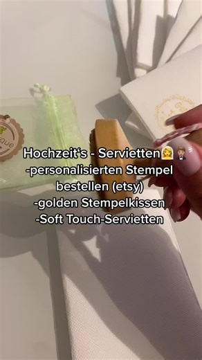#div#servietten#personalisiert#einfach#gemacht#hochzeit#weedingvibes