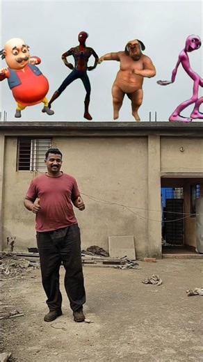 Fatty dog, domi tu cosita alien, dancing frog & jocker - cute brothers magical vfx 😛😀