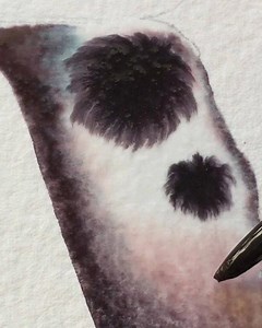 8.1K views · 436 reactions | Back down with my chest infection, coughing and painting not a happy combination. So I've added extra footage to this past video of painting with Shadow Violet from DANIEL SMITH: Artists' Materials Mangata by Jon Luc Hefferman | Cindy Lane Art | Facebook