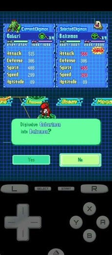 Goburimon digivolve to Bakemon - Digimon World DS