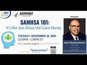"SAMHSA 101: It’s Not Just About the Grant Money"