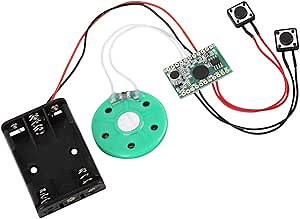 EZSound MultiPlay Light Activated Recordable Sound Chip | Records and Plays Multiple Songs and Messages | Create Recordable Custom Music Box | Light MP3 Music Sensor for Crafts, Hobbies, and Keepsakes
