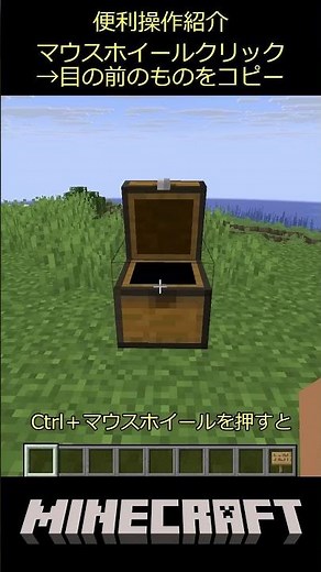 【マイクラ】Java版便利操作③ 『スポイト』 #マイクラ #マインクラフト #minecraft #minecraftshorts