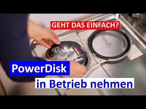 PowerDisk in Betrieb nehmen | AutoDos von Miele