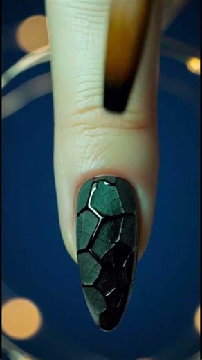 Matte Black Nails Turn Into a LIVING Volcano! 🔥🖤 You Won’t Believe This!