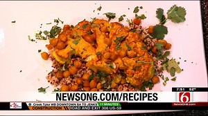 Cauliflower Steaks With Ginger, Turmeric & Cumin