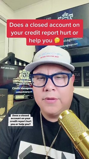 How does a closed account affect your credit score 🤔 #credit #creditrepair #creditrepairservices #creditscore #finance #money #creditrestoration | Limitless Culture