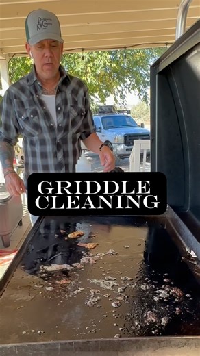 Cleaning and reseasoning your griddle/flattop! This is how i do it with mine, take what ya need and leave the rest! #griddle #blackstone #hacks #fyp #cleaninghacks @blackstoneproducts #griddle @webergrills @traegergrills @recteq_official | Nicholas Perrone