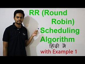 RR (Round Robin) Scheduling algorithm with example 1 | Operating System