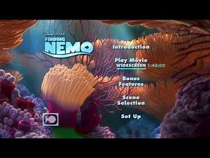 Opening to Finding Nemo disc 1 2003 DVD