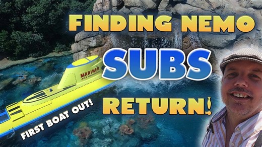 First Boat Out on the Finding Nemo Subs: We're Back and It's Beautiful!!.