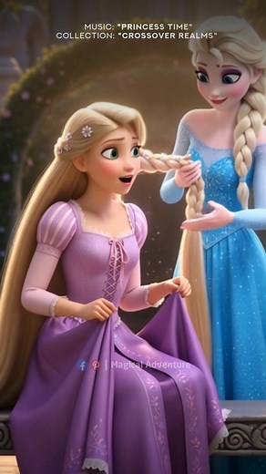 62K views · 4.6K reactions | When Elsa meets Rapunzel | Magical Adventure | Facebook