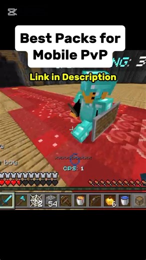 Best PvP Packs for Mobile! 👀🔥 #mcpe