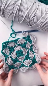 41K views · 2K reactions | Shell Stitch Blanket. Crochet Shell Stitch | Sewing with me | Facebook