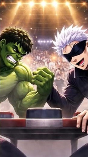 hulk vs gojo subcribe karo do#