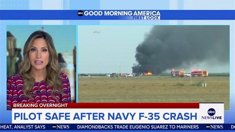 F-35 fighter jet crashes in California, Navy says