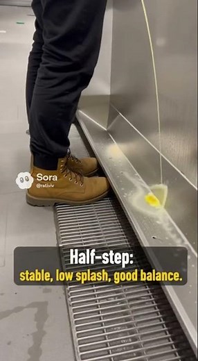 Urinal Grate Etiquette