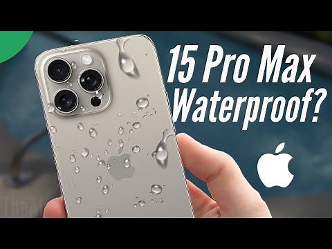 iPhone 15 Pro Max - Is it Waterproof? Apple..