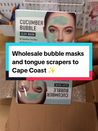 Wholesale Exfoliating Bubble Masks and Tongue Scrapers
