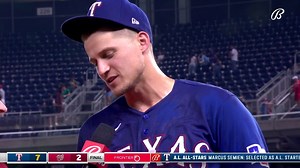 17K views · 480 reactions | Corey Seager toughs out his Interview with @LesleyMcCaslin 藍 Texas Rangers | #StraightUpTX | : BSSW | FanDuel Sports Network Southwest | Facebook