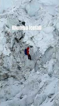 Rappelling down in Khumbu icefall. #mountains #documentary #climbing #himalayantrip