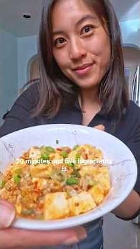 Easy 20 Minute Mapo Tofu Recipe. recipe Ingredients the description #chinesefood #asianfood #cooking