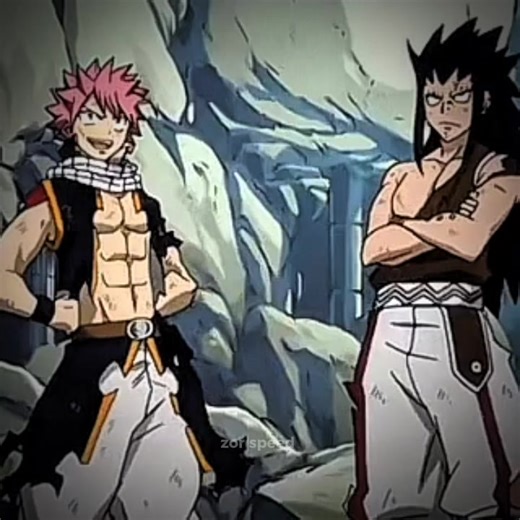 Natsu và Gajeel Đối Đầu Với Song Long Sabertooth