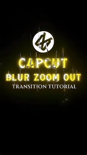 Blur Zoom Out Transition Tutorial | Capcut Tutorial 🔥💀 || #shorts #tutorial