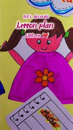 Maths teacher lesson plan🎀#lessonplanforteachers #decoration #creativity #shortsfeed#trending #love