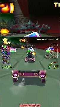 Mario and Luigi survives Bowser's Castle #mariokartdoubledash