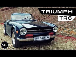 TRIUMPH TR6 Convertible 1976 - Modest test drive - Engine sound | SCC TV