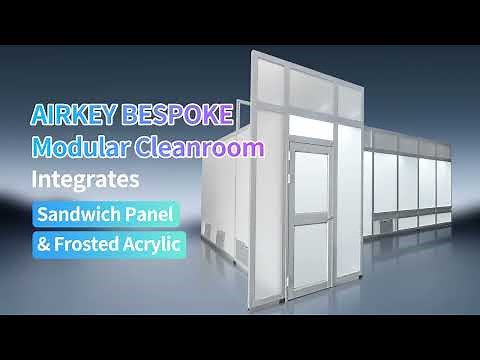 Inside an ISO7 Biotech Modular Cleanroom | Air Shower, Pass Box & FFU System