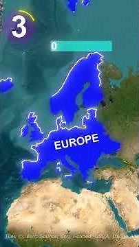 Which Continent Has the Most People? 🤯 #geography #map