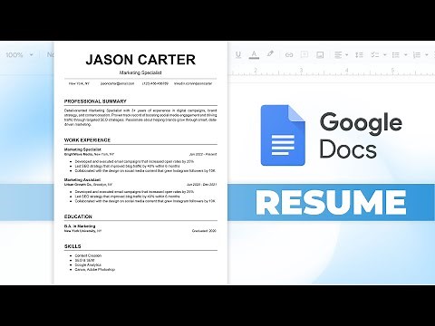 How to Make a Resume on Google Docs 2026 | Resume Template Google Docs