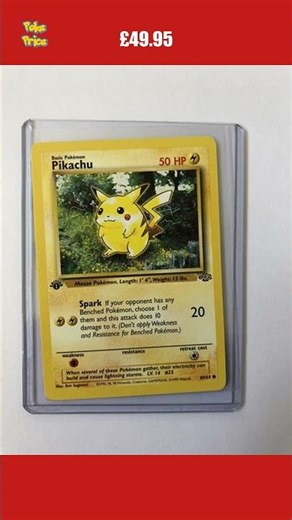 😳 Rare Pikachu sold for £49.95 😳 #pokemon