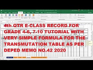 modified 4th qtr e-class record for gr. 4-10 TUTORIAL w/simple formula(new transmutation table)