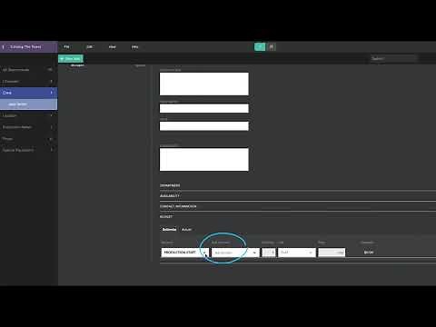 How to Create a Budget Using Celtx