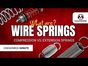 What Are Wire Springs? | Compression vs Extension Springs