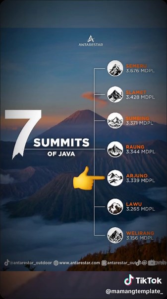 7 summits of java gunung Arjuno | versi mirror#CapCut #gunungarjuno #templatecapcut #pendakigunung #pendakiindonesia #fyp #gunung
